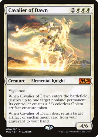 Cavalier of Dawn [Core Set 2020 Promos] | Spectrum Games