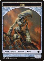 Myr // Thopter Double-Sided Token [Phyrexia: All Will Be One Commander Tokens] | Spectrum Games