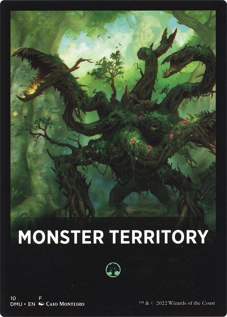 Monster Territory Theme Card [Dominaria United Tokens] | Spectrum Games