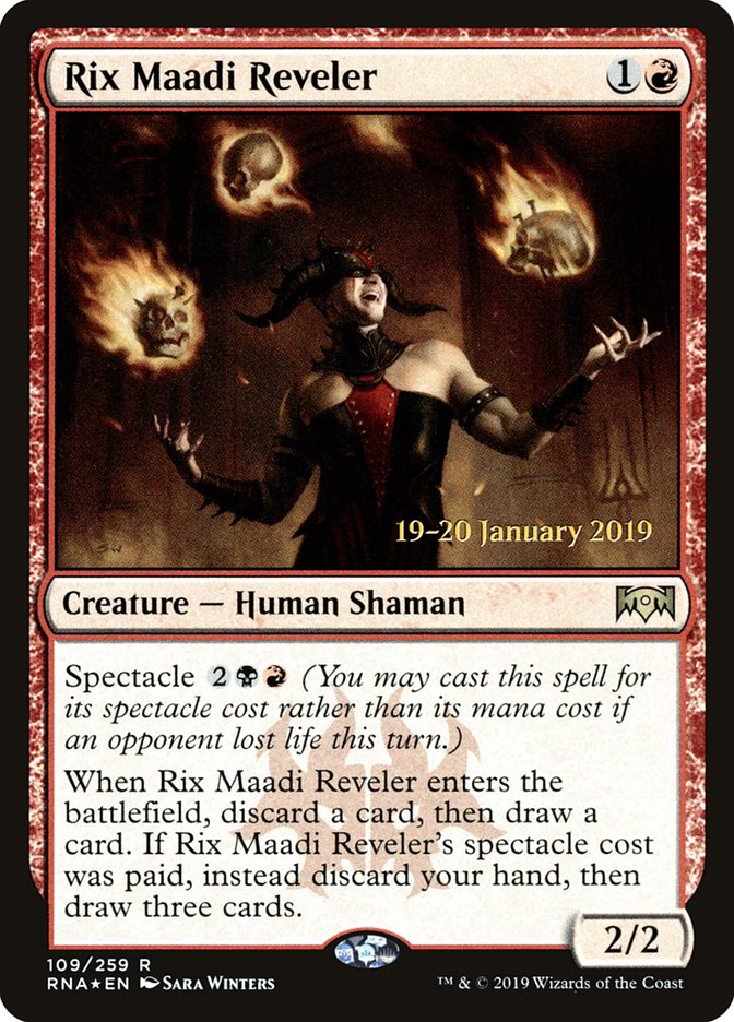 Rix Maadi Reveler [Ravnica Allegiance Prerelease Promos] | Spectrum Games