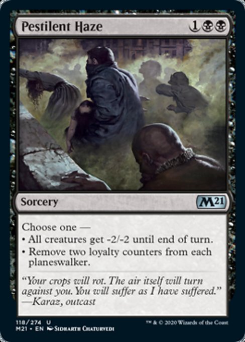 Pestilent Haze [Core Set 2021] | Spectrum Games