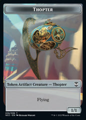 Thopter // Treasure (013) Double-sided Token [Streets of New Capenna Commander Tokens] | Spectrum Games