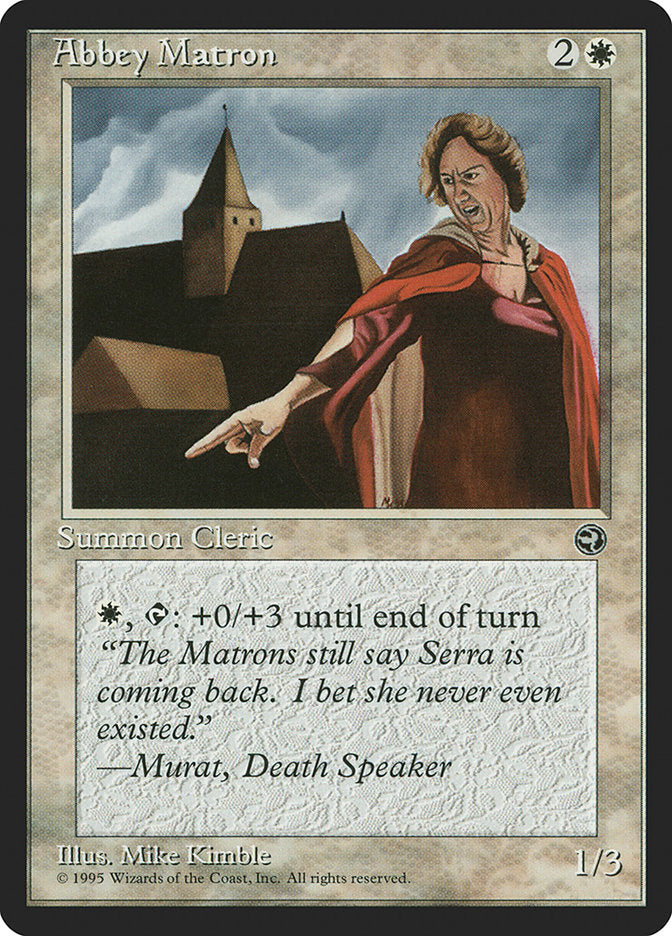 Abbey Matron (Murat Flavor Text) [Homelands] – Spectrum Games