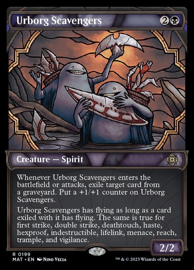 Urborg Scavengers (Showcase Halo Foil) [March of the Machine: The Aftermath] | Spectrum Games