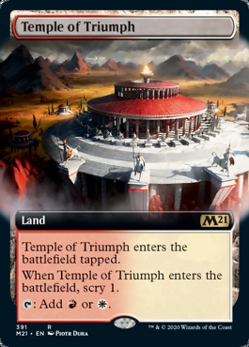 Temple of Triumph (Extended Art) [Core Set 2021] | Spectrum Games