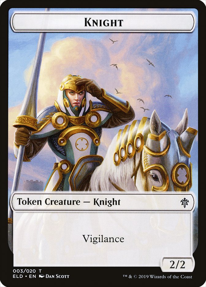 Knight [Throne of Eldraine Tokens] | Spectrum Games