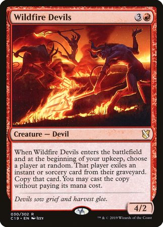 Wildfire Devils [Commander 2019] | Spectrum Games