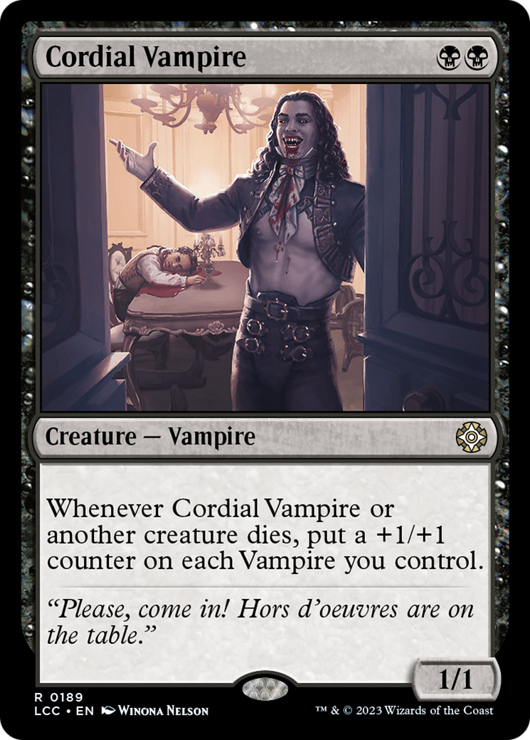 Cordial Vampire [The Lost Caverns of Ixalan Commander] | Spectrum Games