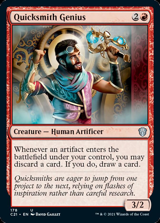 Quicksmith Genius [Commander 2021] | Spectrum Games