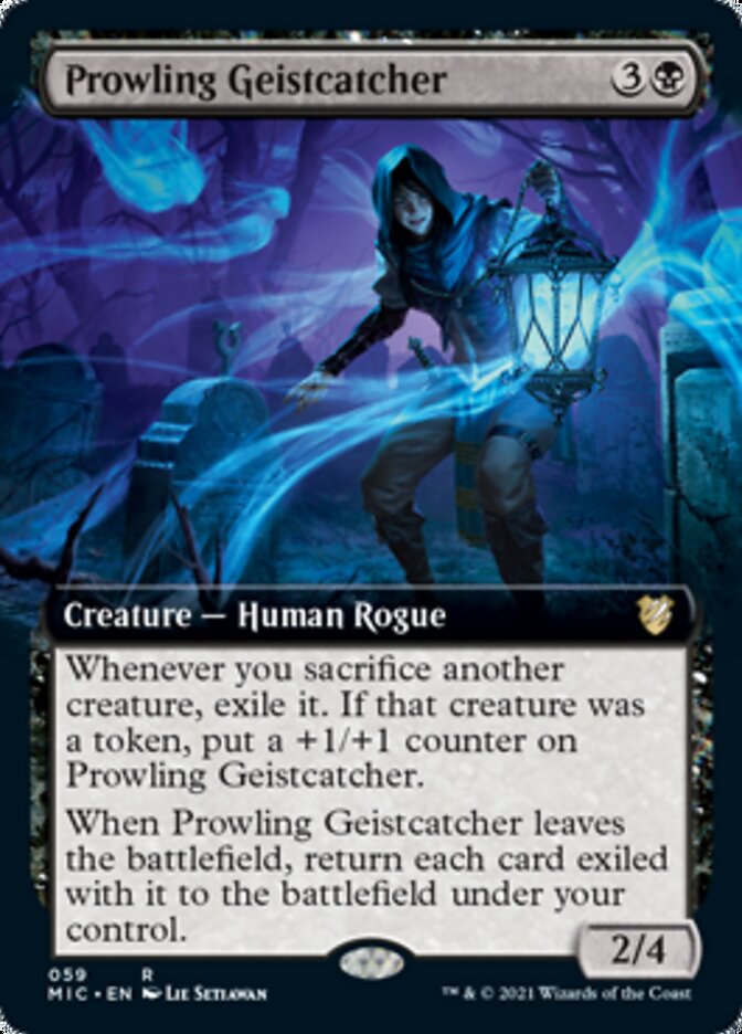 Prowling Geistcatcher (Extended) [Innistrad: Midnight Hunt Commander] | Spectrum Games