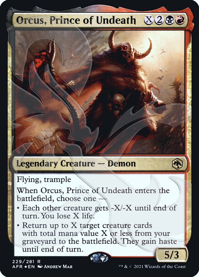Orcus, Prince of Undeath (Ampersand Promo) [Dungeons & Dragons: Adventures in the Forgotten Realms Promos] | Spectrum Games