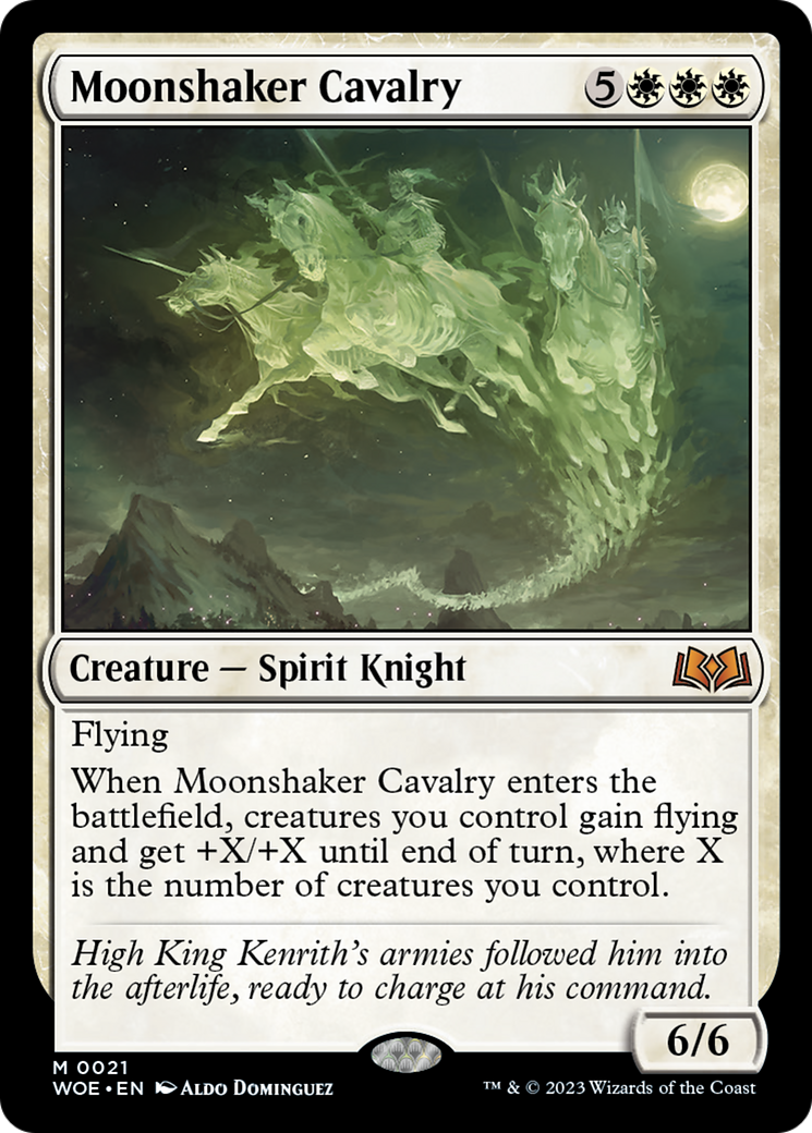 Moonshaker Cavalry [Wilds of Eldraine] | Spectrum Games