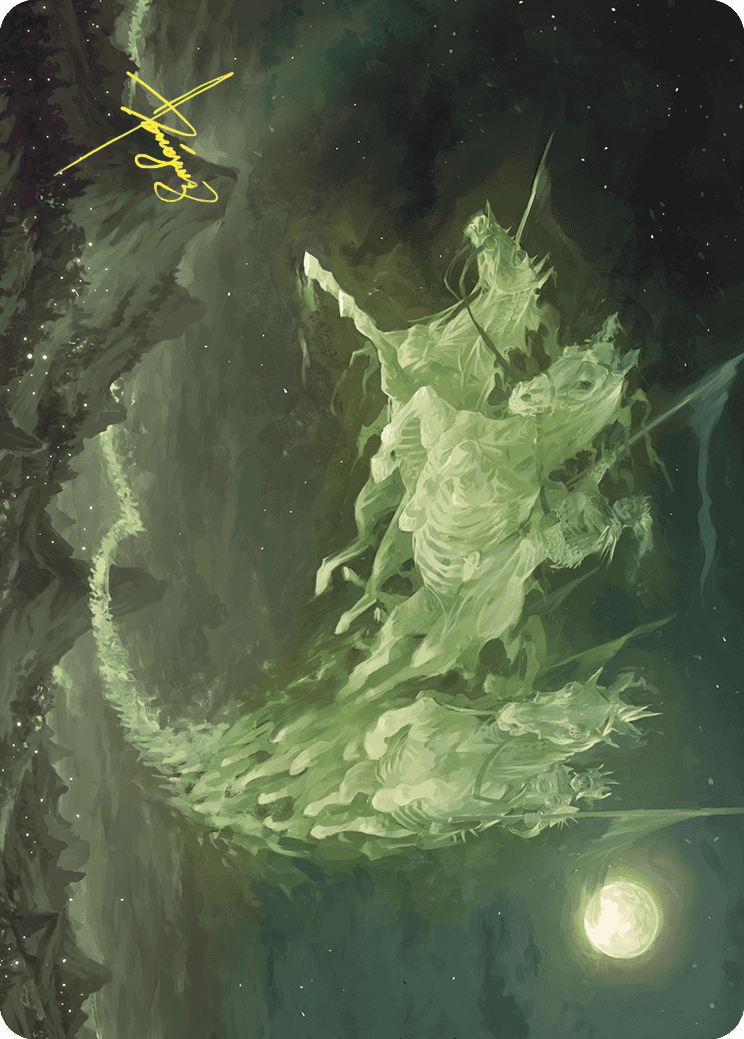 Moonshaker Cavalry Art Card (Gold-Stamped Signature) [Wilds of Eldraine Art Series] | Spectrum Games