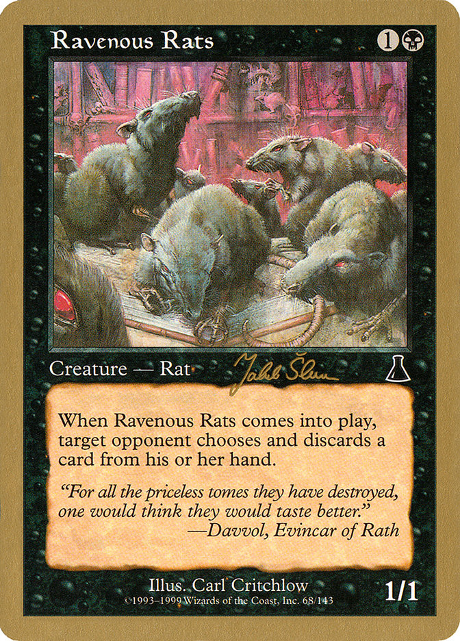 Ravenous Rats (Jakub Slemr) [World Championship Decks 1999] | Spectrum Games