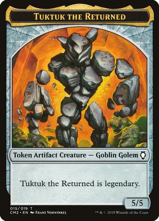 Tuktuk the Returned Token [Commander Anthology Volume II Tokens] | Spectrum Games