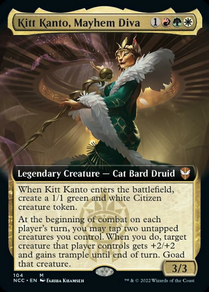 Kitt Kanto, Mayhem Diva (Extended Art) [Streets of New Capenna Commander] | Spectrum Games