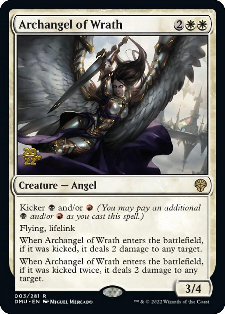 Archangel of Wrath [Dominaria United Prerelease Promos] | Spectrum Games