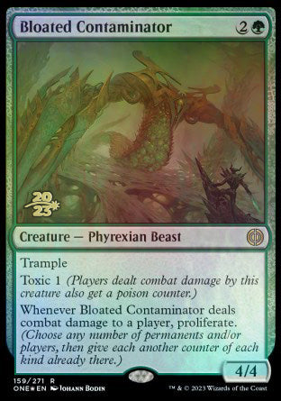 Bloated Contaminator [Phyrexia: All Will Be One Prerelease Promos] | Spectrum Games