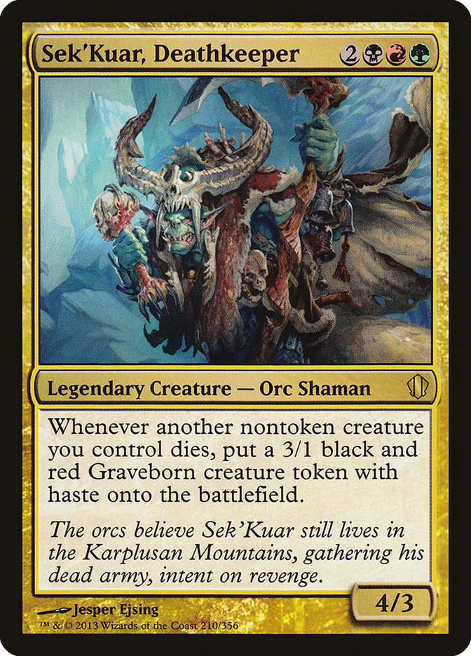 Sek'Kuar, Deathkeeper [Commander 2013] | Spectrum Games