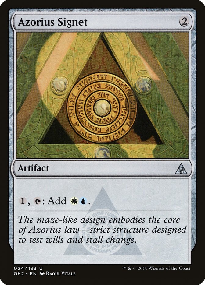 Azorius Signet [Ravnica Allegiance Guild Kit] | Spectrum Games