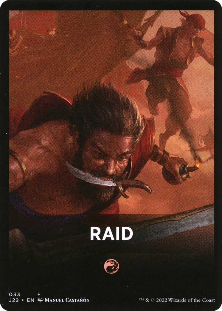 Raid Theme Card [Jumpstart 2022 Front Cards] | Spectrum Games