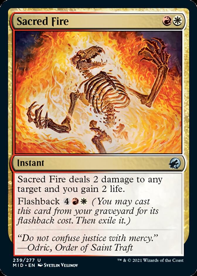 Sacred Fire [Innistrad: Midnight Hunt] | Spectrum Games