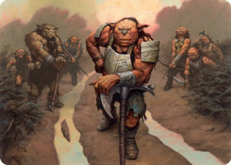 Hobgoblin Bandit Lord Art Card [Dungeons & Dragons: Adventures in the Forgotten Realms Art Series] | Spectrum Games