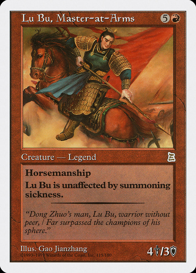 Lu Bu, Master-at-Arms [Portal Three Kingdoms] | Spectrum Games