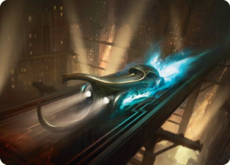 Run Out of Town Art Card [Streets of New Capenna Art Series] | Spectrum Games