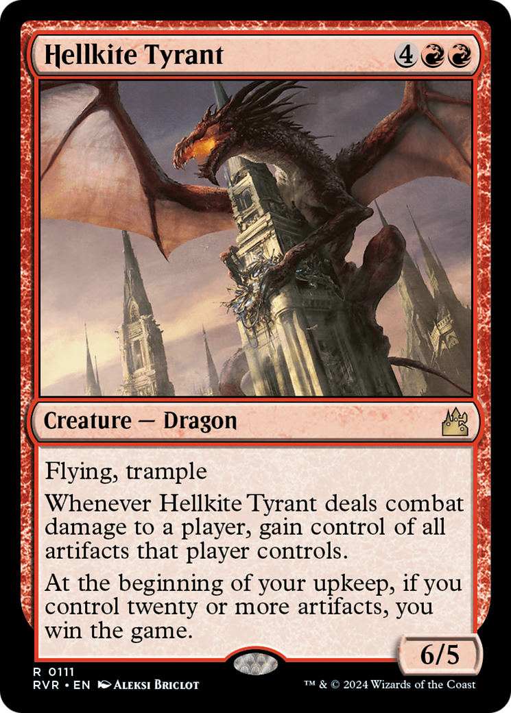 Hellkite Tyrant [Ravnica Remastered] | Spectrum Games