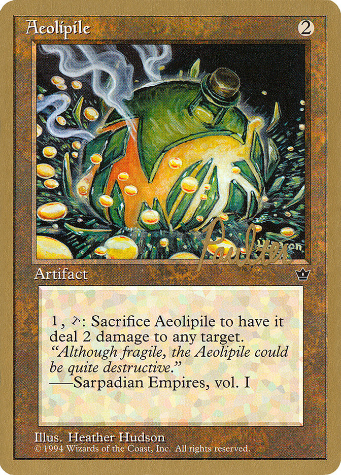 Aeolipile (Preston Poulter) [Pro Tour Collector Set] | Spectrum Games