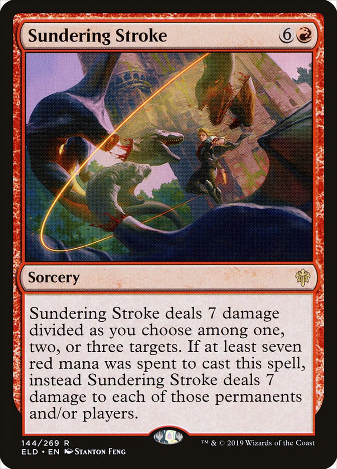 Sundering Stroke [Throne of Eldraine] | Spectrum Games