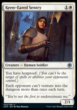Keen-Eared Sentry [Dungeons & Dragons: Adventures in the Forgotten Realms] | Spectrum Games