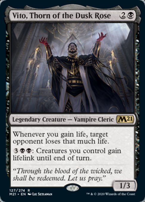 Vito, Thorn of the Dusk Rose [Core Set 2021] | Spectrum Games