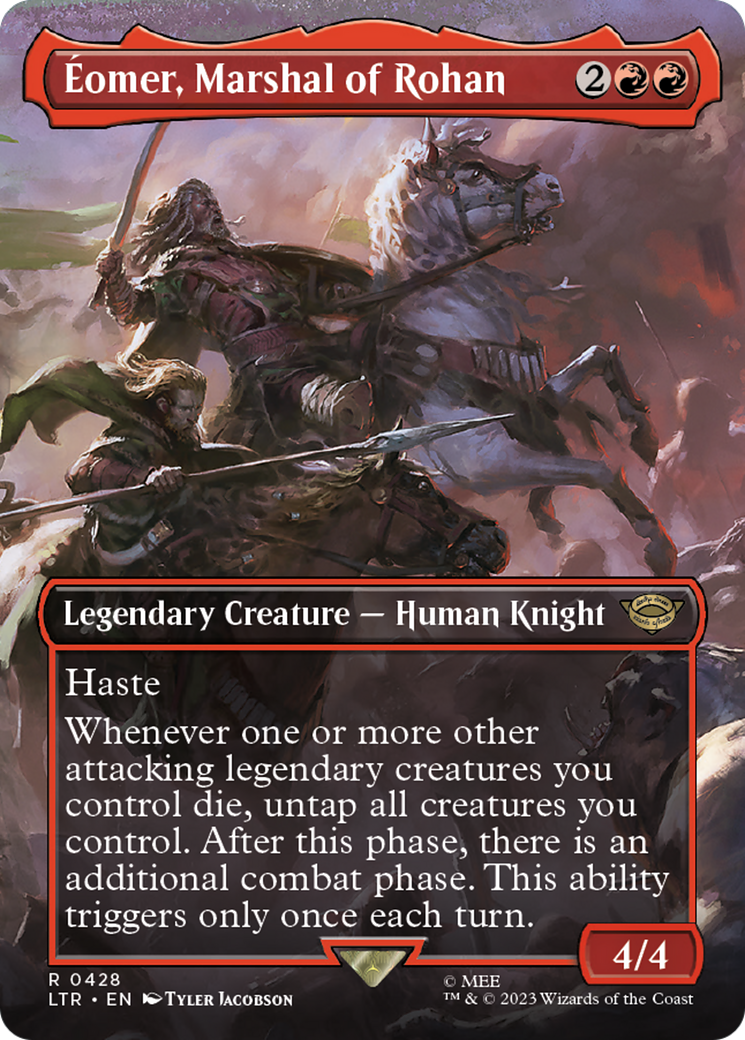 Eomer, Marshal of Rohan (Borderless Alternate Art) [The Lord of the Rings: Tales of Middle-Earth] | Spectrum Games