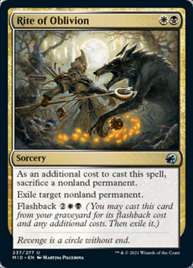 Rite of Oblivion [Innistrad: Midnight Hunt] | Spectrum Games
