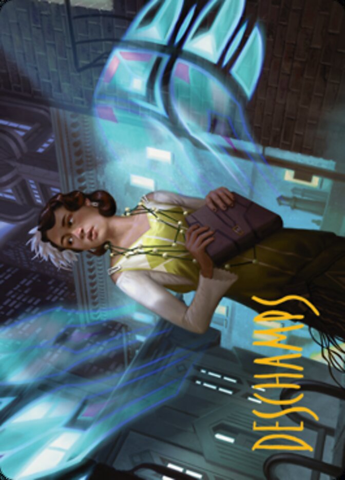 Giada, Font of Hope 1 Art Card (Gold-Stamped Signature) [Streets of New Capenna Art Series] | Spectrum Games