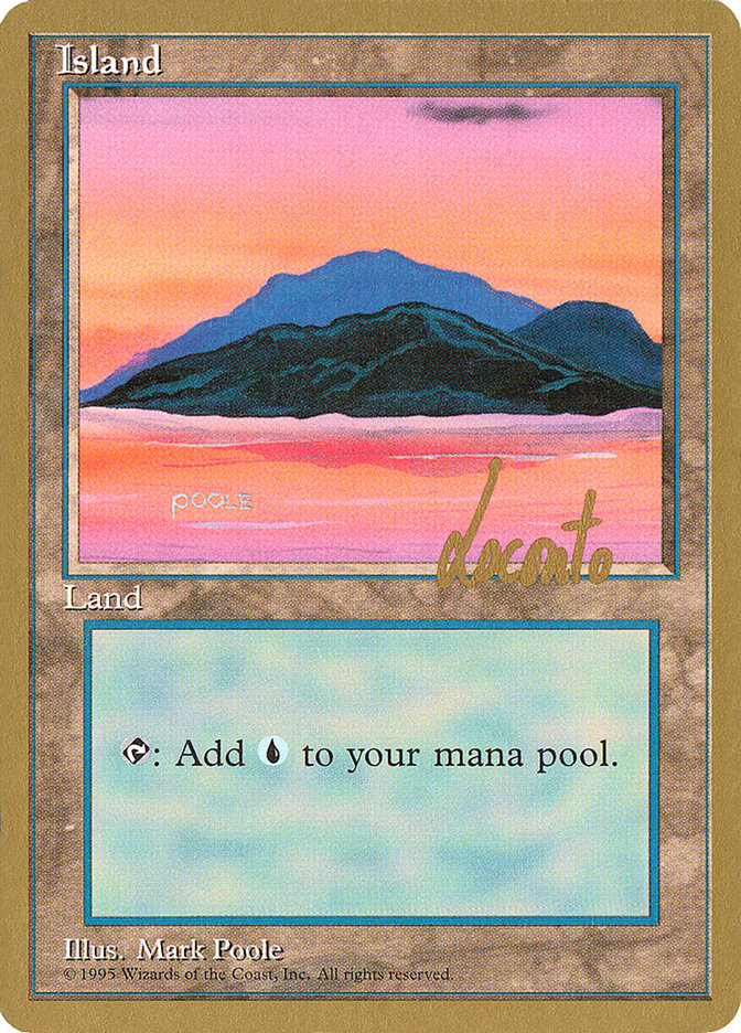 Island (ml369) (Michael Loconto) [Pro Tour Collector Set] | Spectrum Games