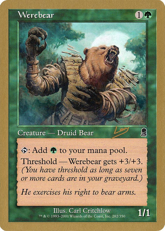 Werebear (Raphael Levy) [World Championship Decks 2002] | Spectrum Games