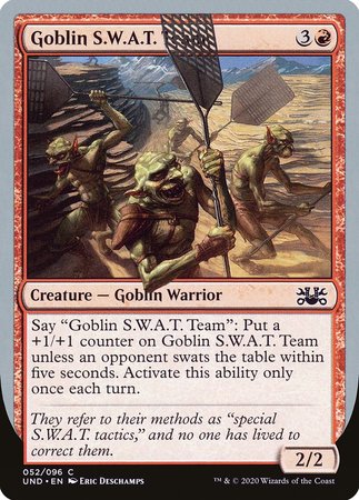 Goblin S.W.A.T. Team [Unsanctioned] | Spectrum Games