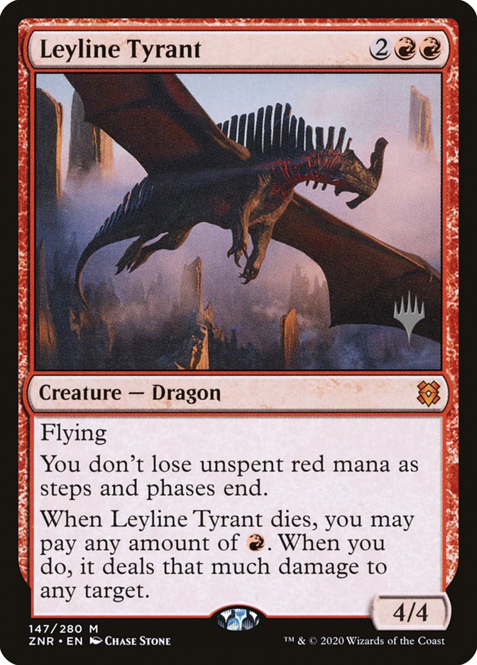 Leyline Tyrant (Promo Pack) [Zendikar Rising Promos] | Spectrum Games