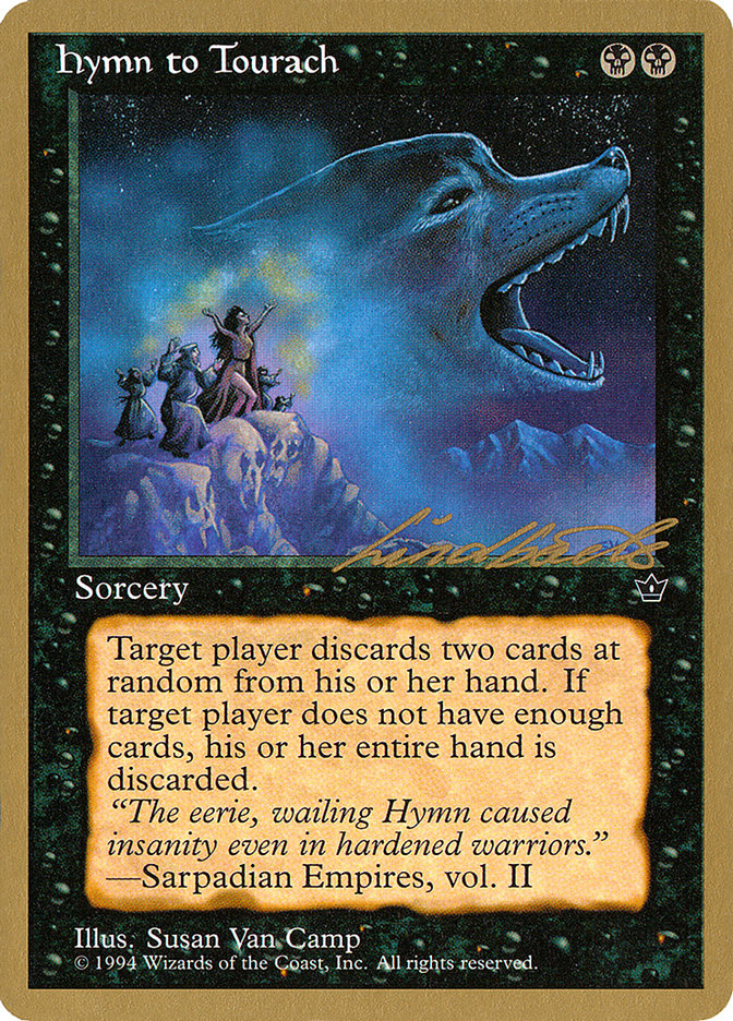 Hymn to Tourach (Wolf) (Leon Lindback) [Pro Tour Collector Set] | Spectrum Games