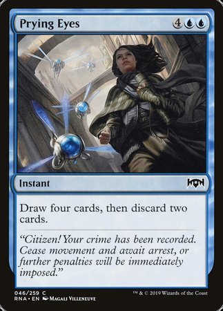 Prying Eyes [Ravnica Allegiance] | Spectrum Games