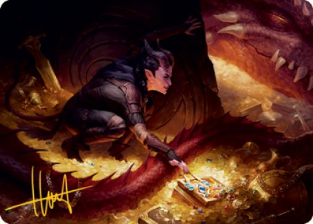 Hoard Robber Art Card (Gold-Stamped Signature) [Dungeons & Dragons: Adventures in the Forgotten Realms Art Series] | Spectrum Games