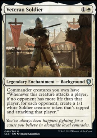 Veteran Soldier [Commander Legends: Battle for Baldur's Gate] | Spectrum Games