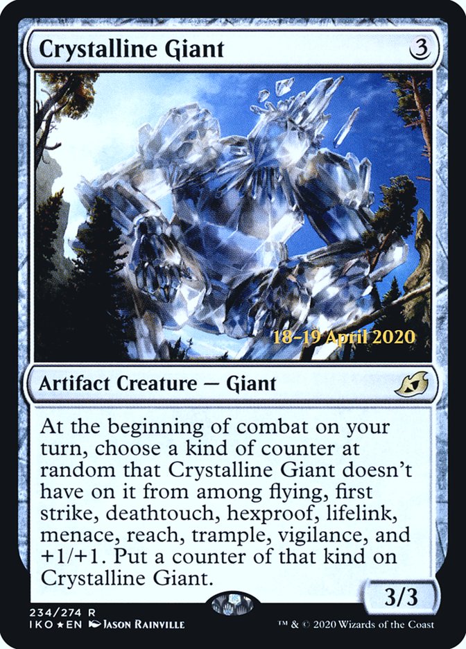 Crystalline Giant  [Ikoria: Lair of Behemoths Prerelease Promos] | Spectrum Games