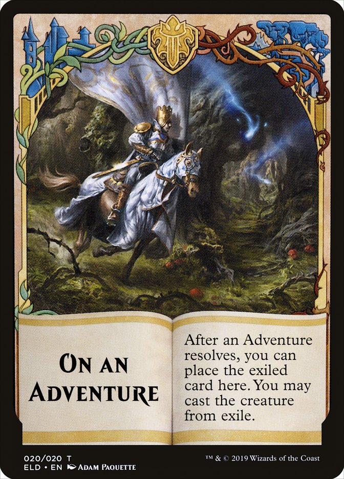 On an Adventure [Throne of Eldraine Tokens] | Spectrum Games