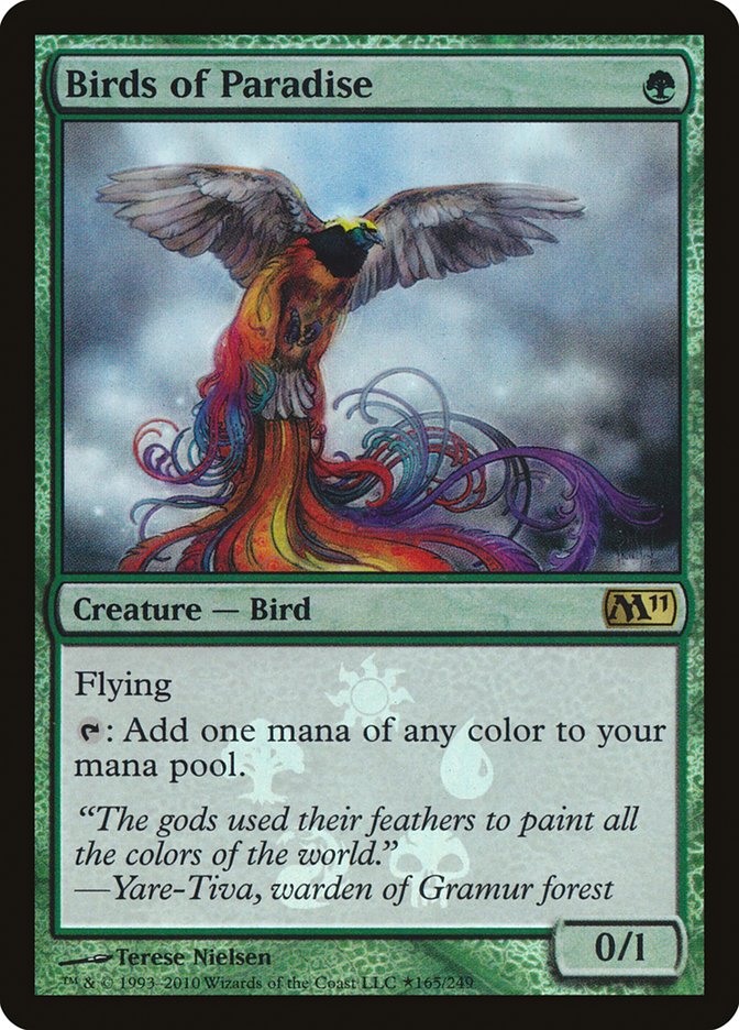 Birds of Paradise (Buy-A-Box) [Magic 2011 Promos] | Spectrum Games