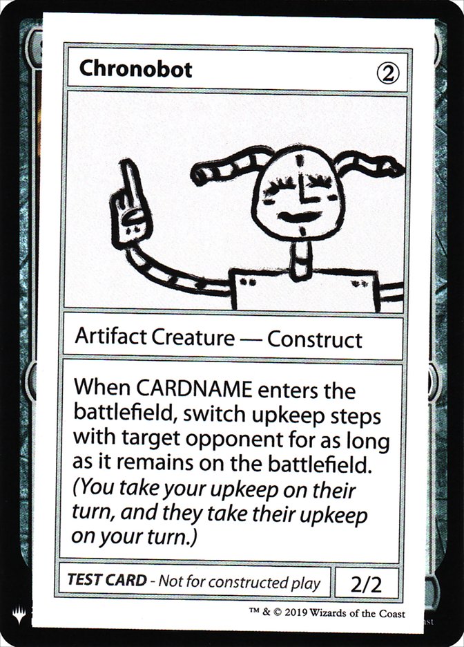 Chronobot [Mystery Booster Playtest Cards] | Spectrum Games