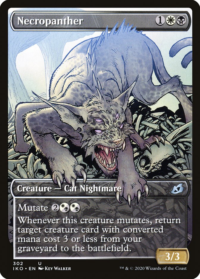 Necropanther (Showcase) [Ikoria: Lair of Behemoths] | Spectrum Games